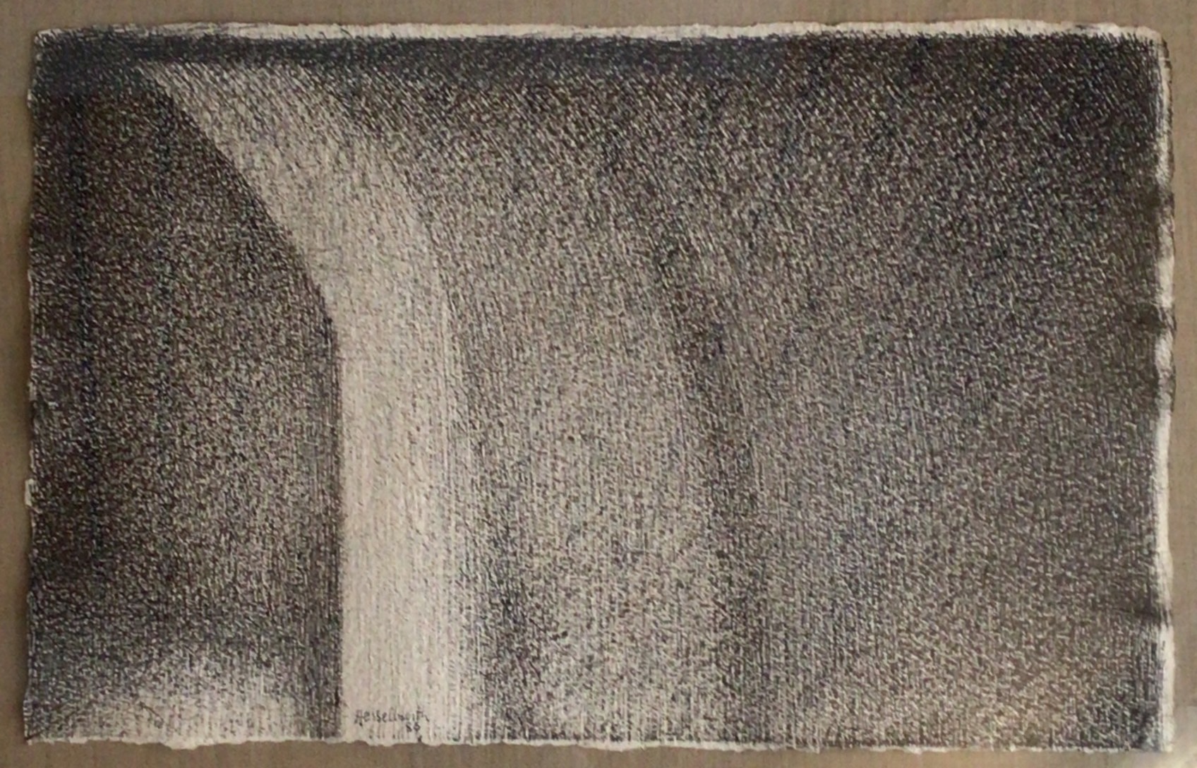 Tous les gris 1986 – Encre de chine, Papier, 33.5x53.5 cm