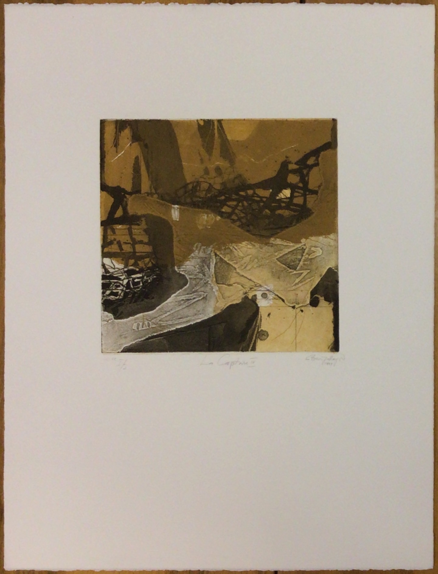 La Capture IV 1999 – Aquatinte, Eau forte, Papier, 66x50 cm