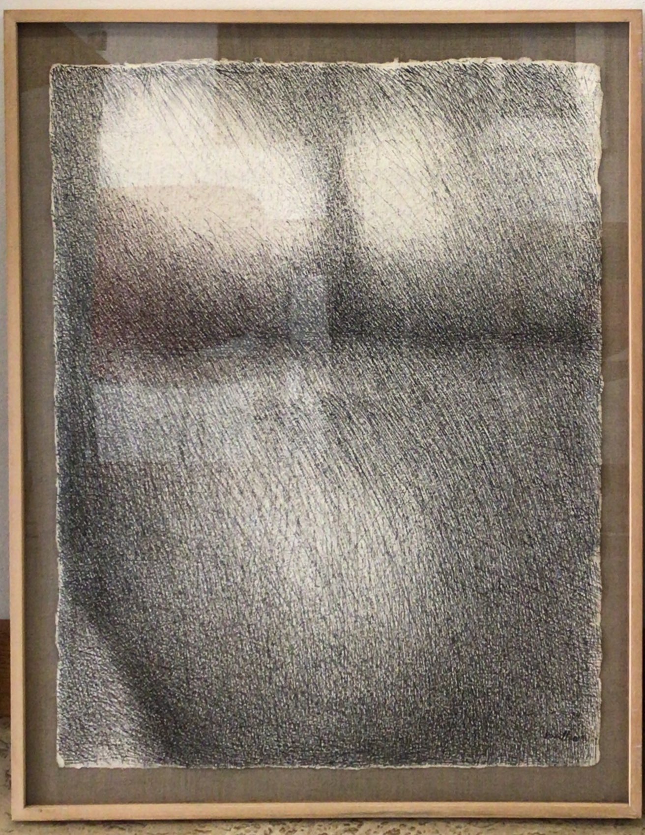Entorse 1984 – Encre, Papier, 67x53 cm