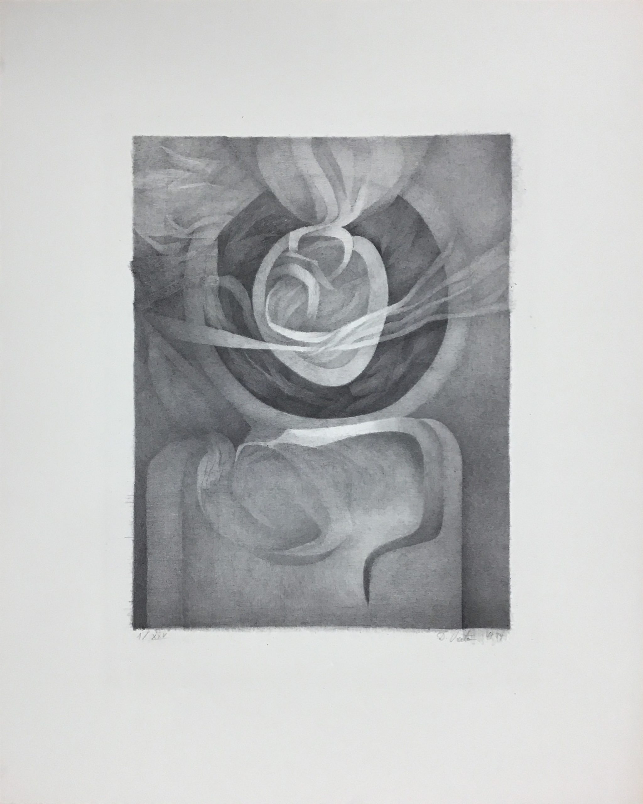 Le refuge du coeur 1984 – Lithographie, 45x57 cm