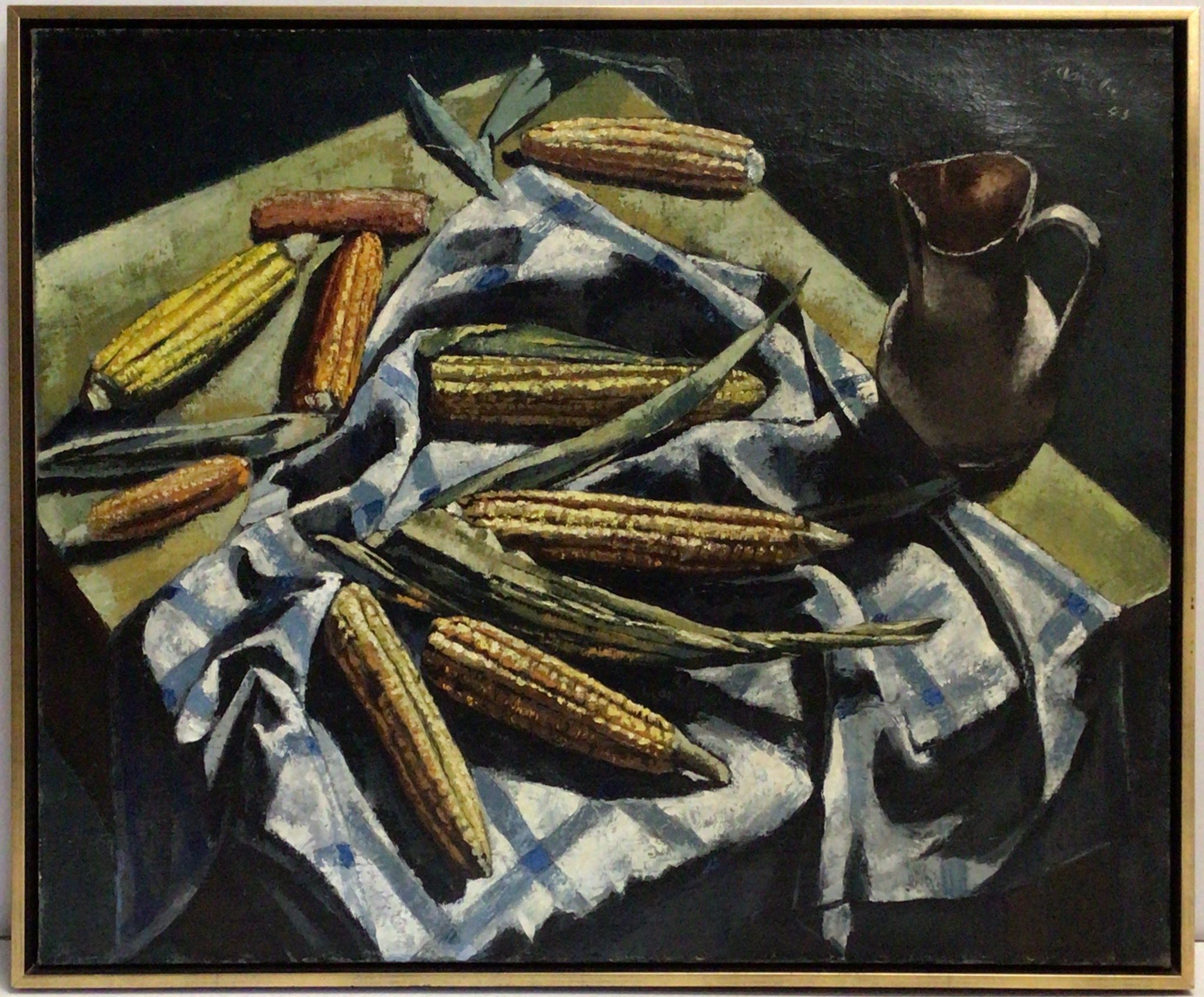 Les maïs 1943 – Huile, Toile, 59.5x76 cm