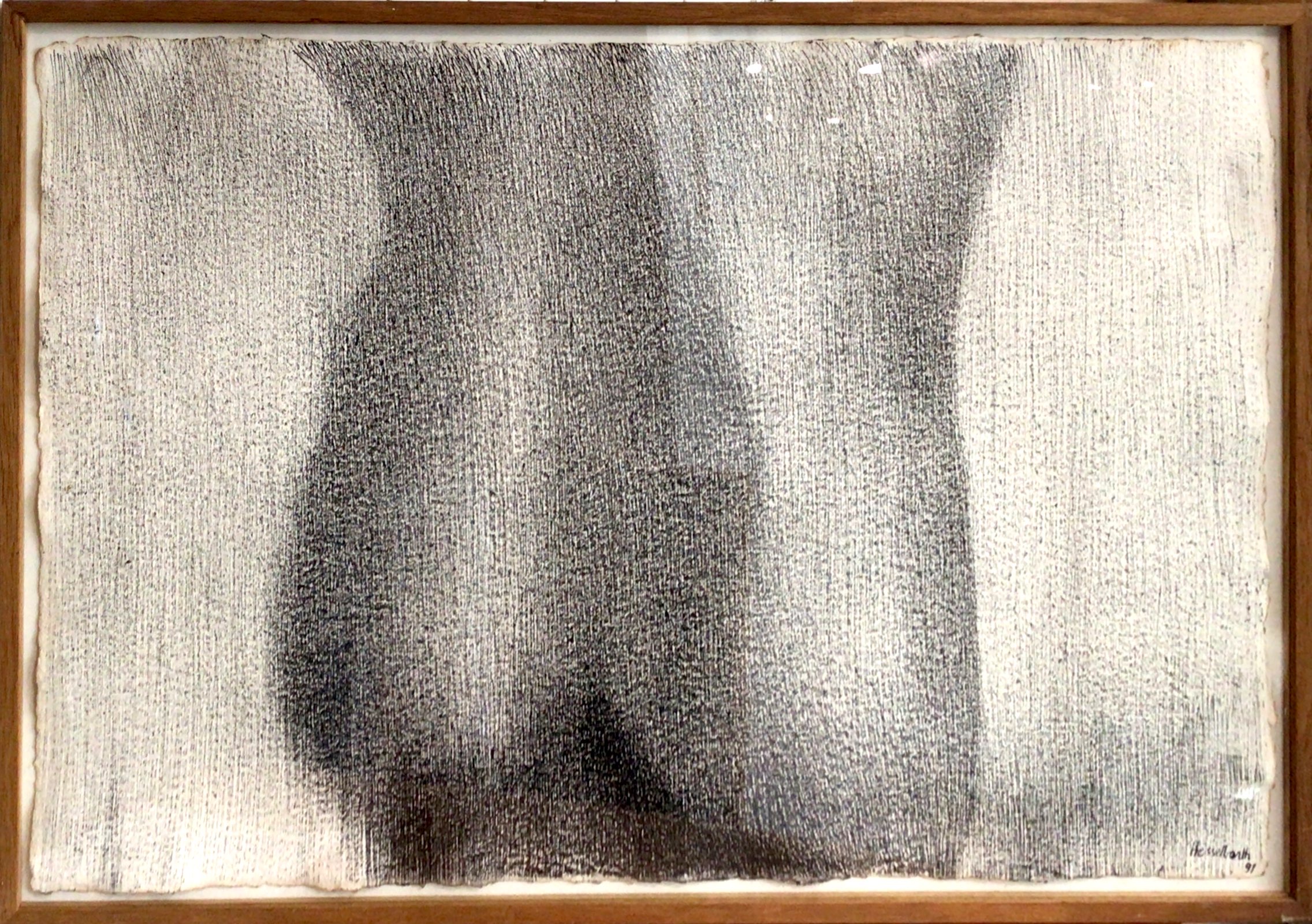 Dos  – Encre de chine, Papier, 59x89 cm