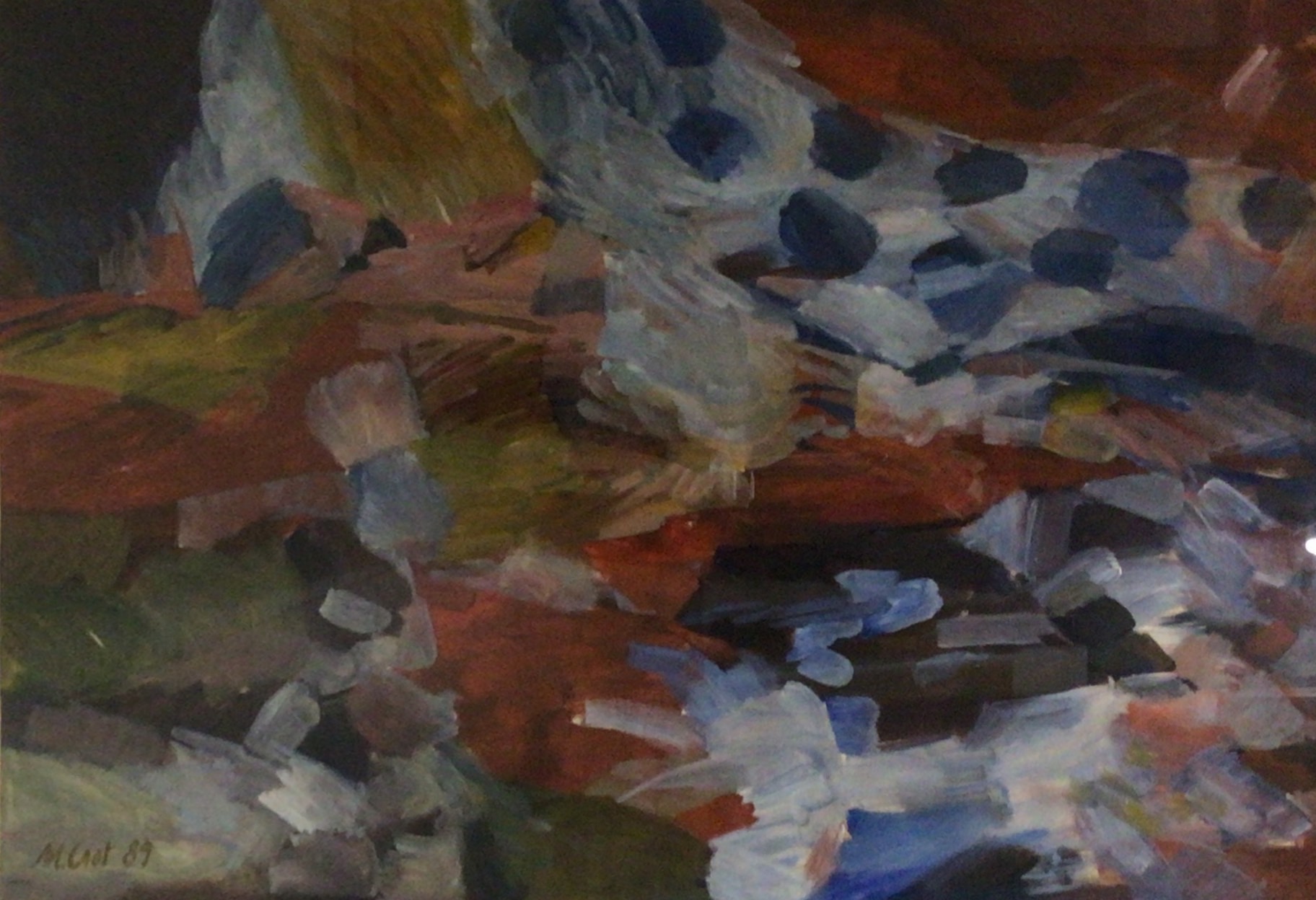 Les splendeurs du Moyen-Age  – Gouache, Papier, 56 x 75,5 cm