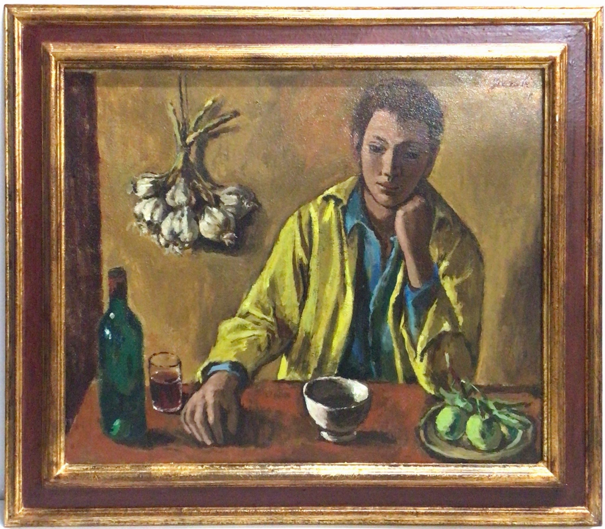 Le jeune vigneron 1988 – Huile, Panneau, 60.5x75 cm
