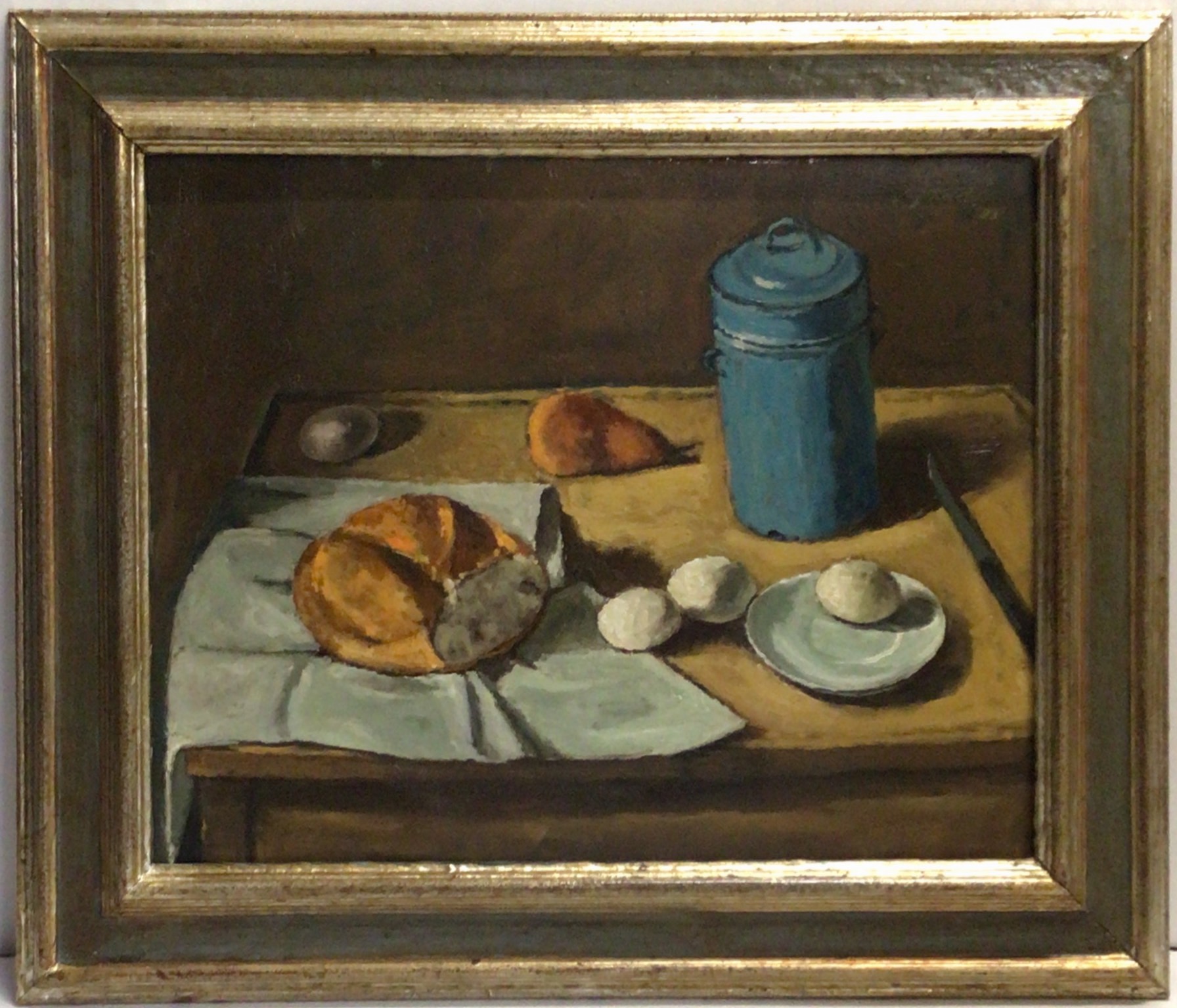 Le bidon d’émail 1993 – Huile, Panneau, 48.5x64 cm