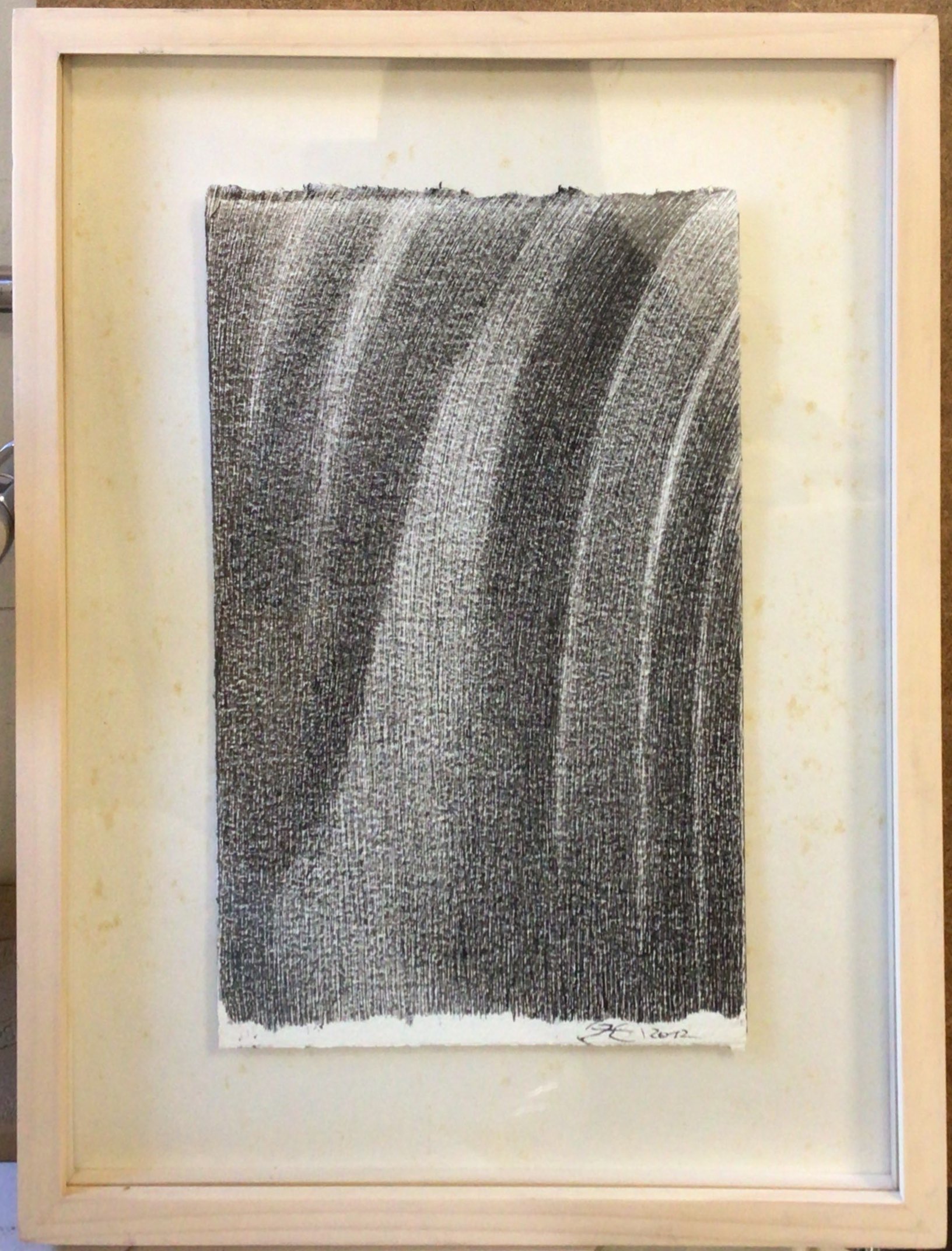 Arêtes 2012 – Encre, Papier, 30x19 cm