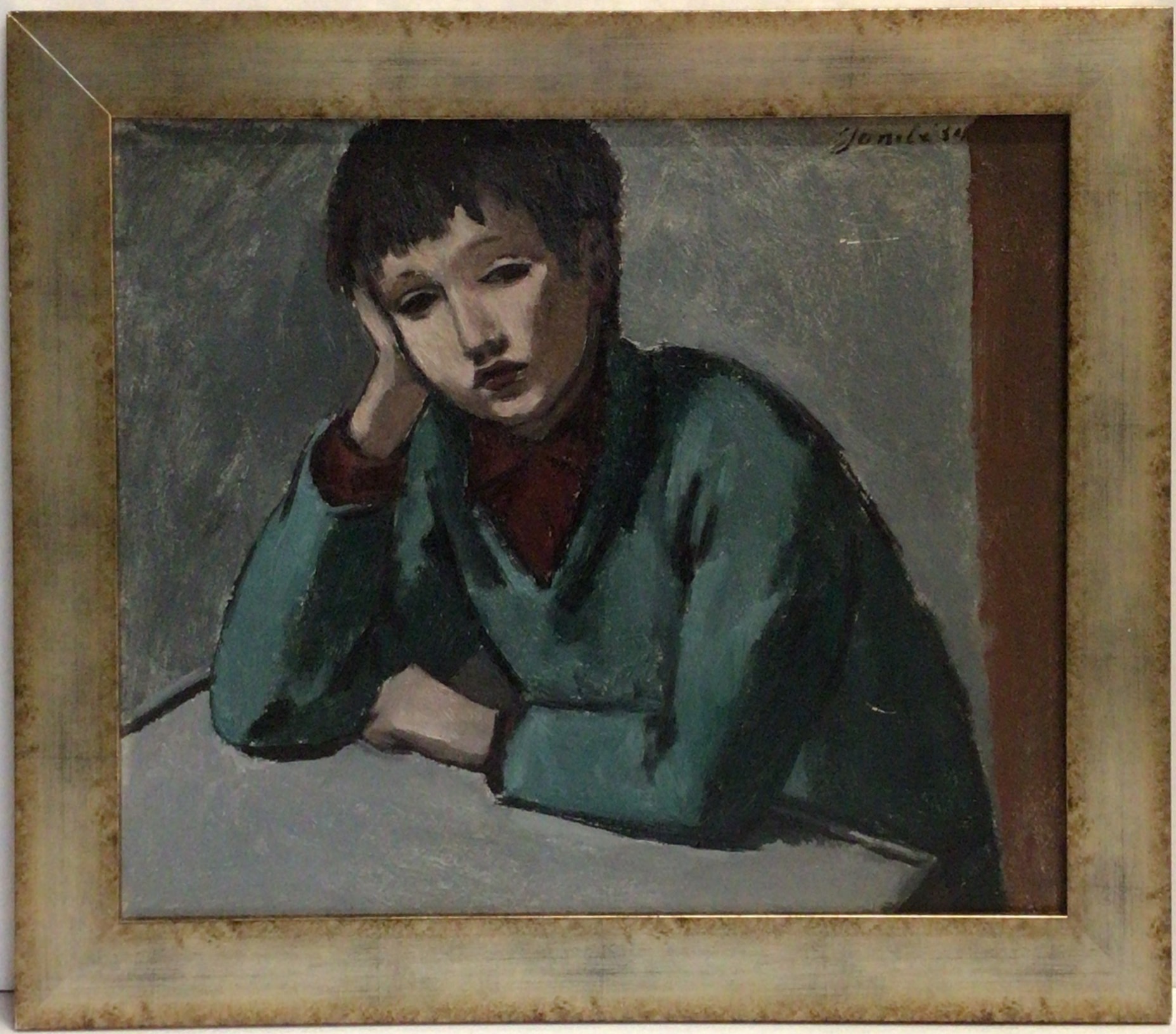 Dominique 1954 – Huile, Panneau, 46x56.5 cm