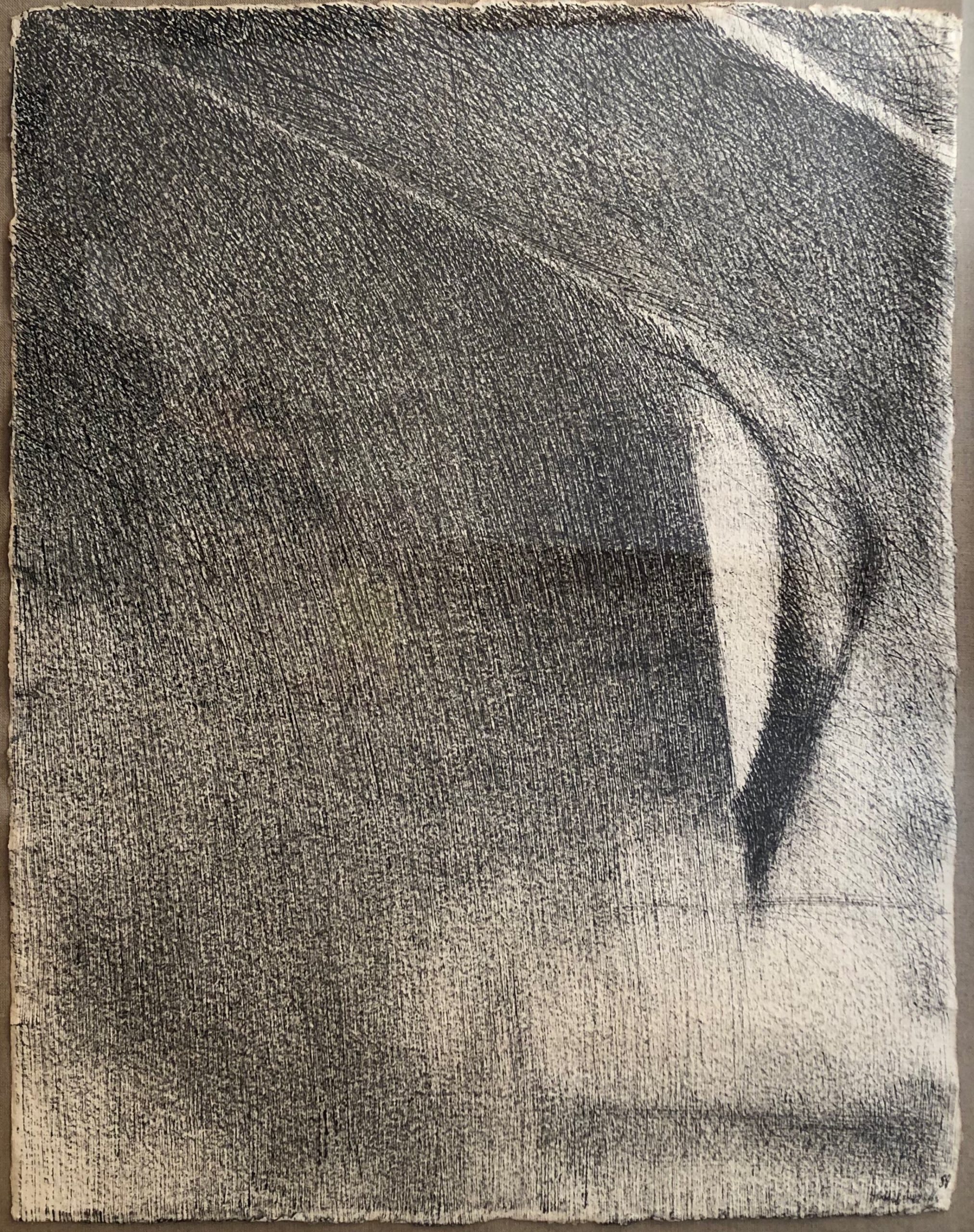 Vertical 1984 – Encre, Papier, 67.5x63 cm