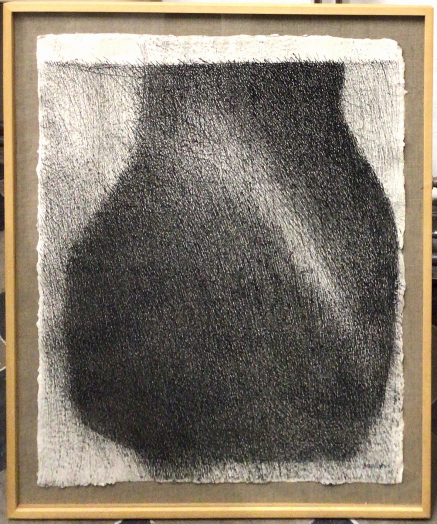 Cœur de verre 1983 – Encre, Papier, 67x53 cm