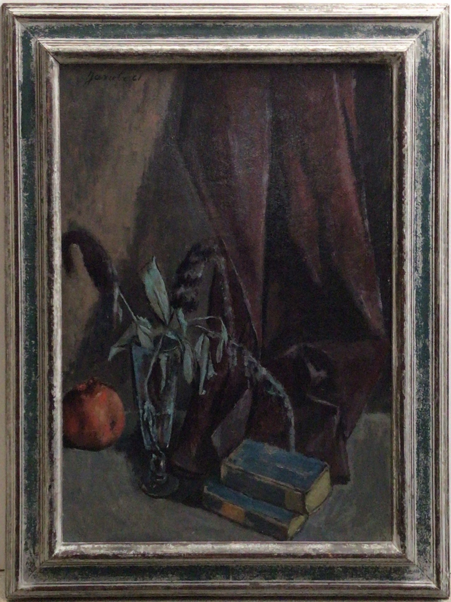 La grenade 1961 – Huile, Panneau, 78x56 cm