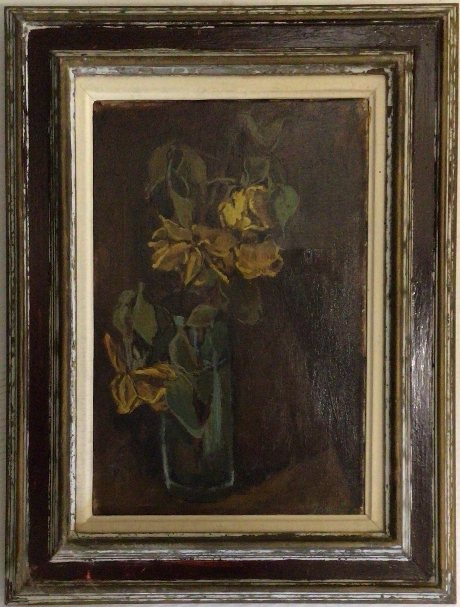 <i>Nature morte au bouquet jaune - (VENDU) </i> 1965 – Huile, Toile