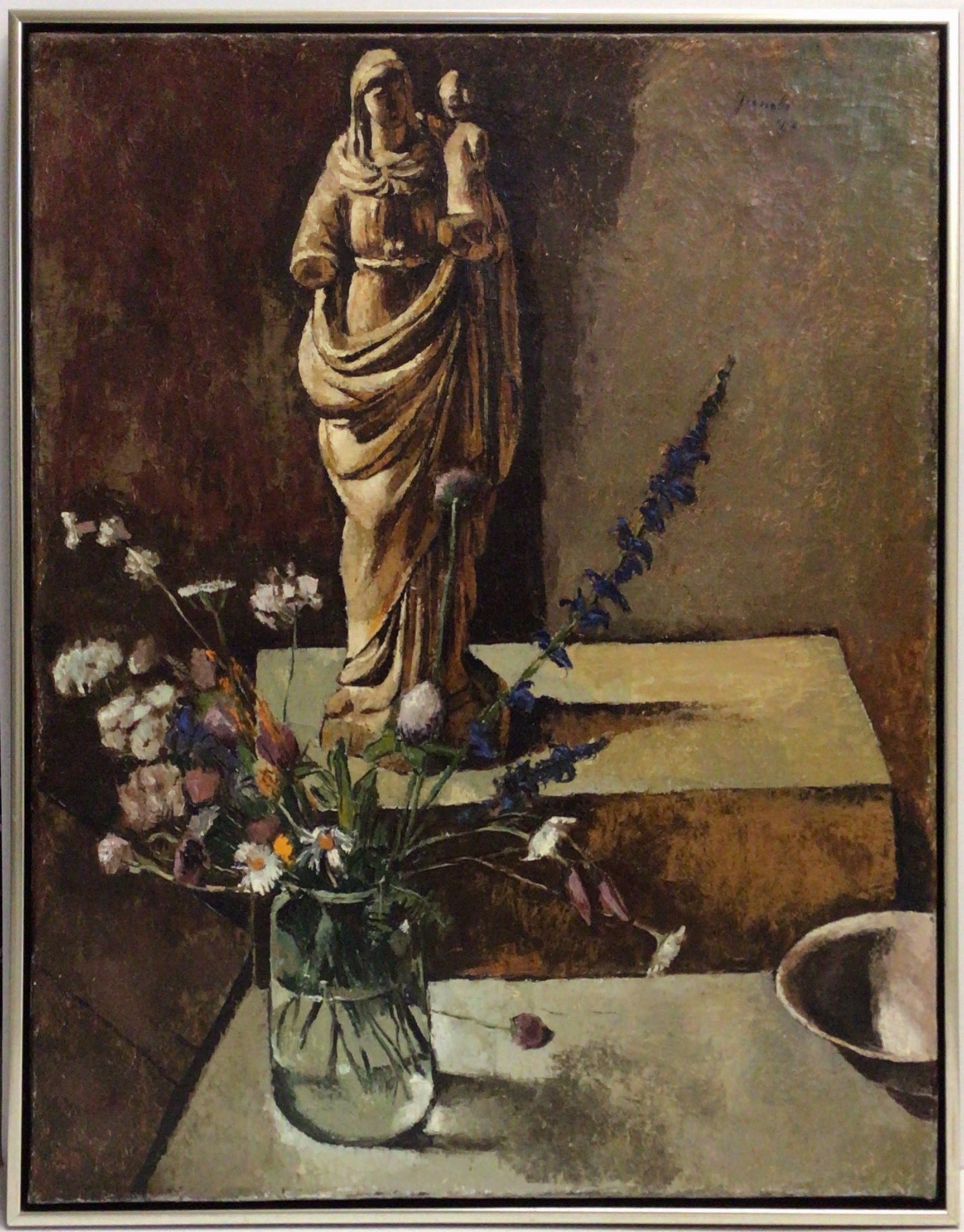Nature morte à la Madonne 1942 – Huile, Toile, 75x58.5 cm