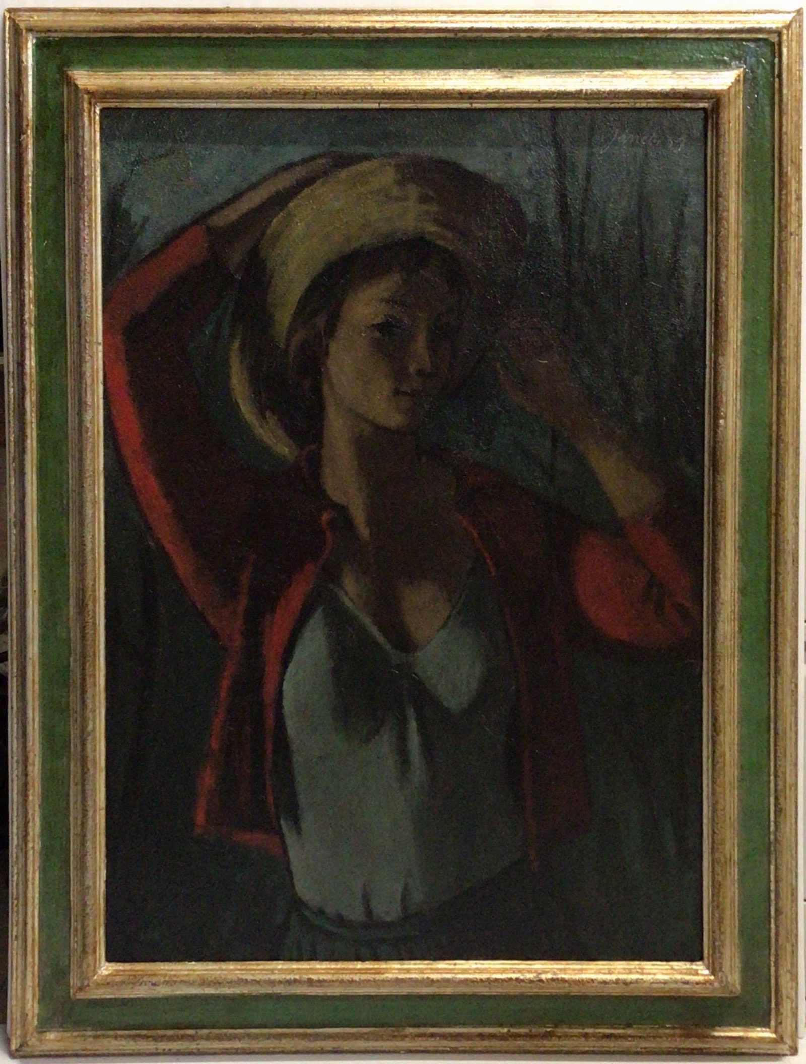 Le coup de vent 1959 – Huile, Panneau, 82.5x60 cm