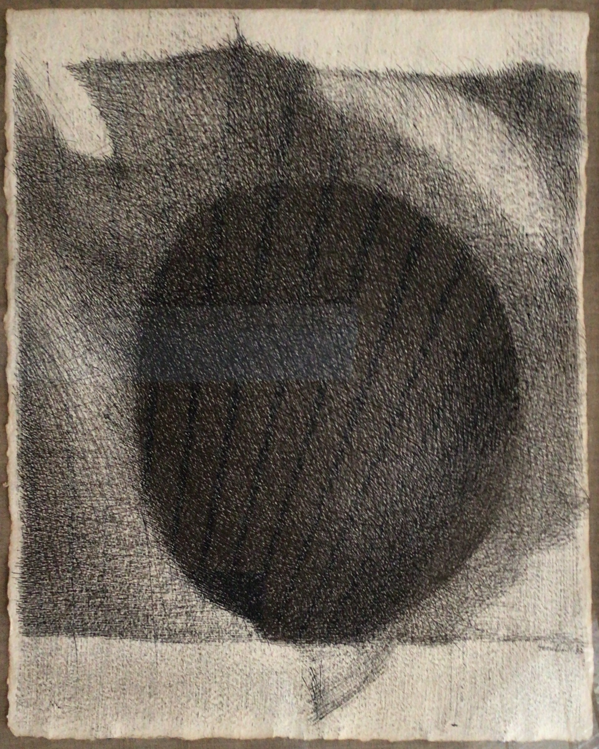 Le trou noir 1983 – Encre, Papier, 67x54 cm