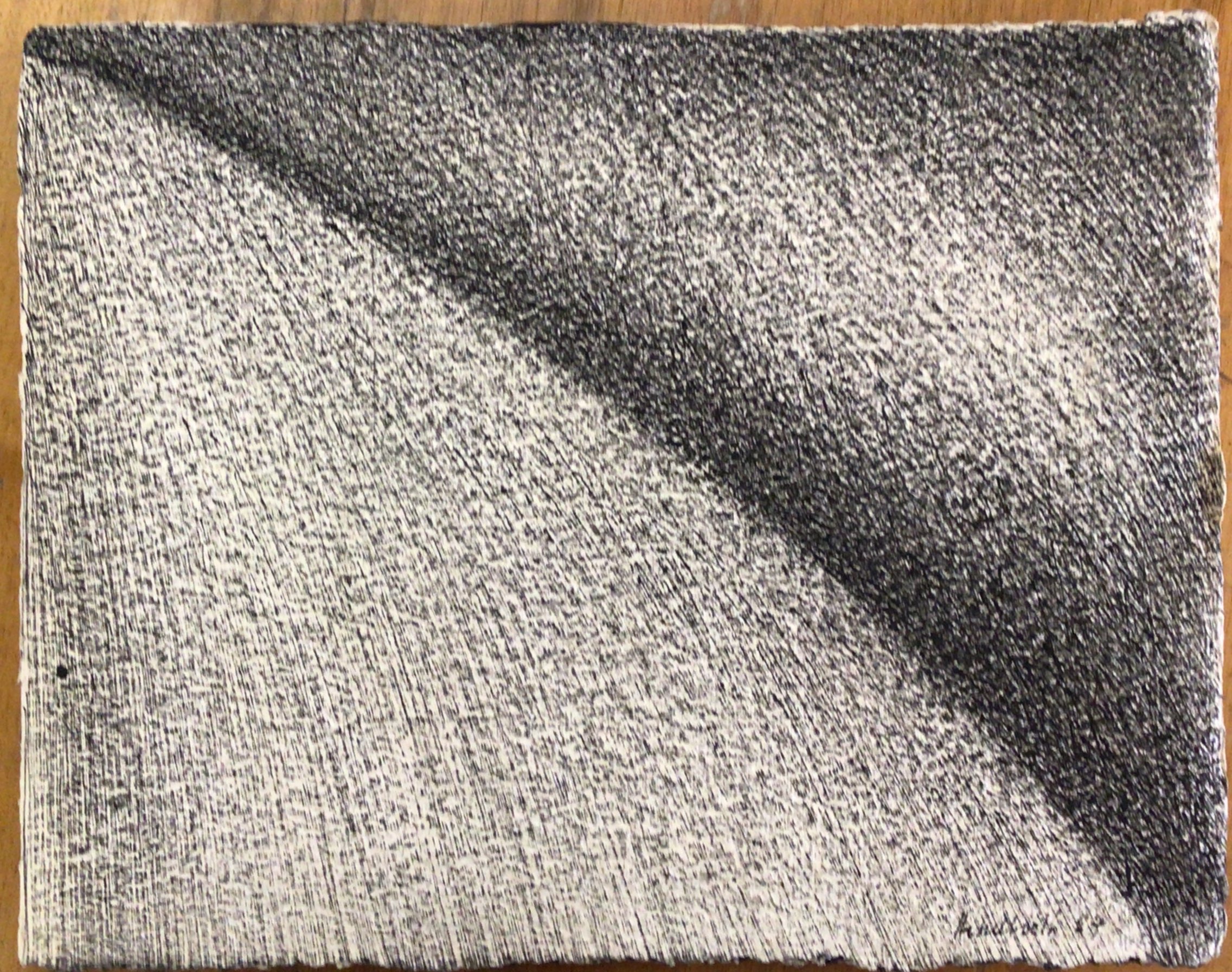 <i>Encre sur sagex</i> 1984 – Encre, Papier, 27x34.5 cm