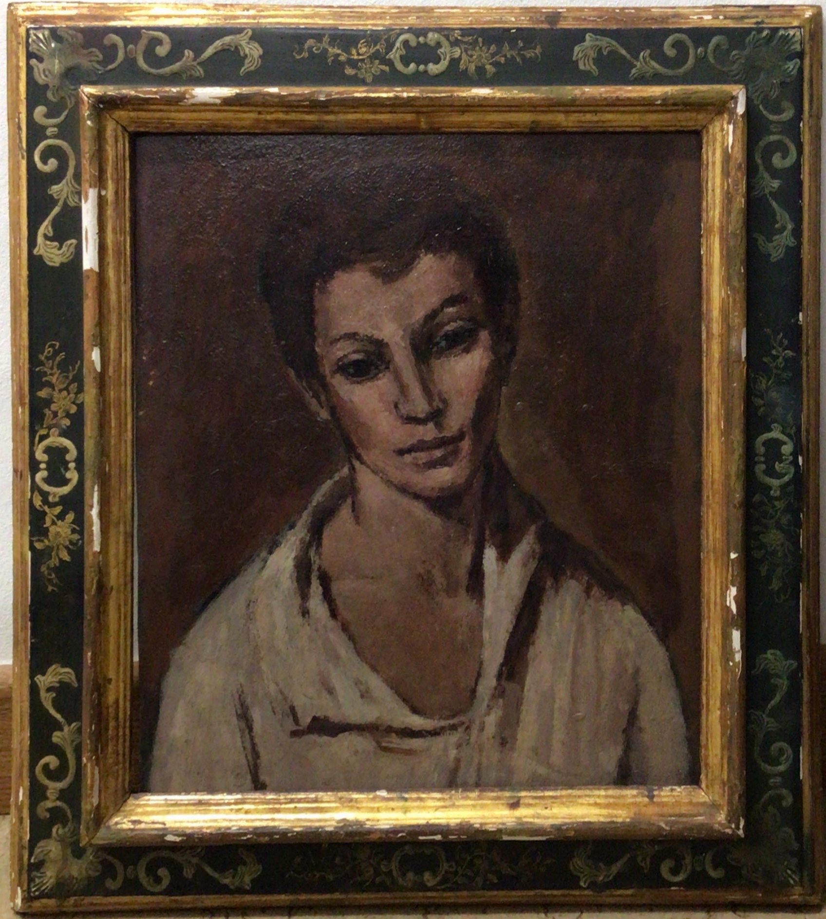 Le berger 1975 – Huile, Panneau, 40.5 x 35 cm